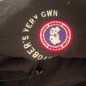 ovo x canada goose bomber jacket